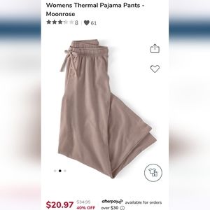 The Children's Place Women's Thermal Pajama Pants - Moonrose